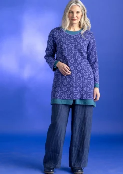 Freja-neuletunika ekopuuvillaa ja kierrätettyä puuvillaa