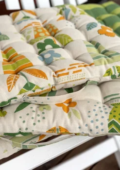 Istuintyyny "Flower pots" ekopuuvillaa