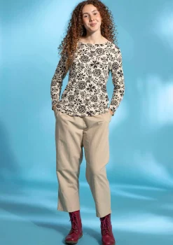 Kangashousut ekopuuvillaa ja pellavaa