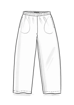 Kangashousut ekopuuvillaa ja pellavaa