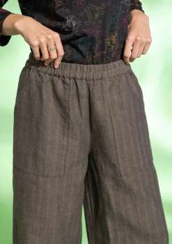 Kangashousut "Woodland" ekopuuvillaa ja pellavaa