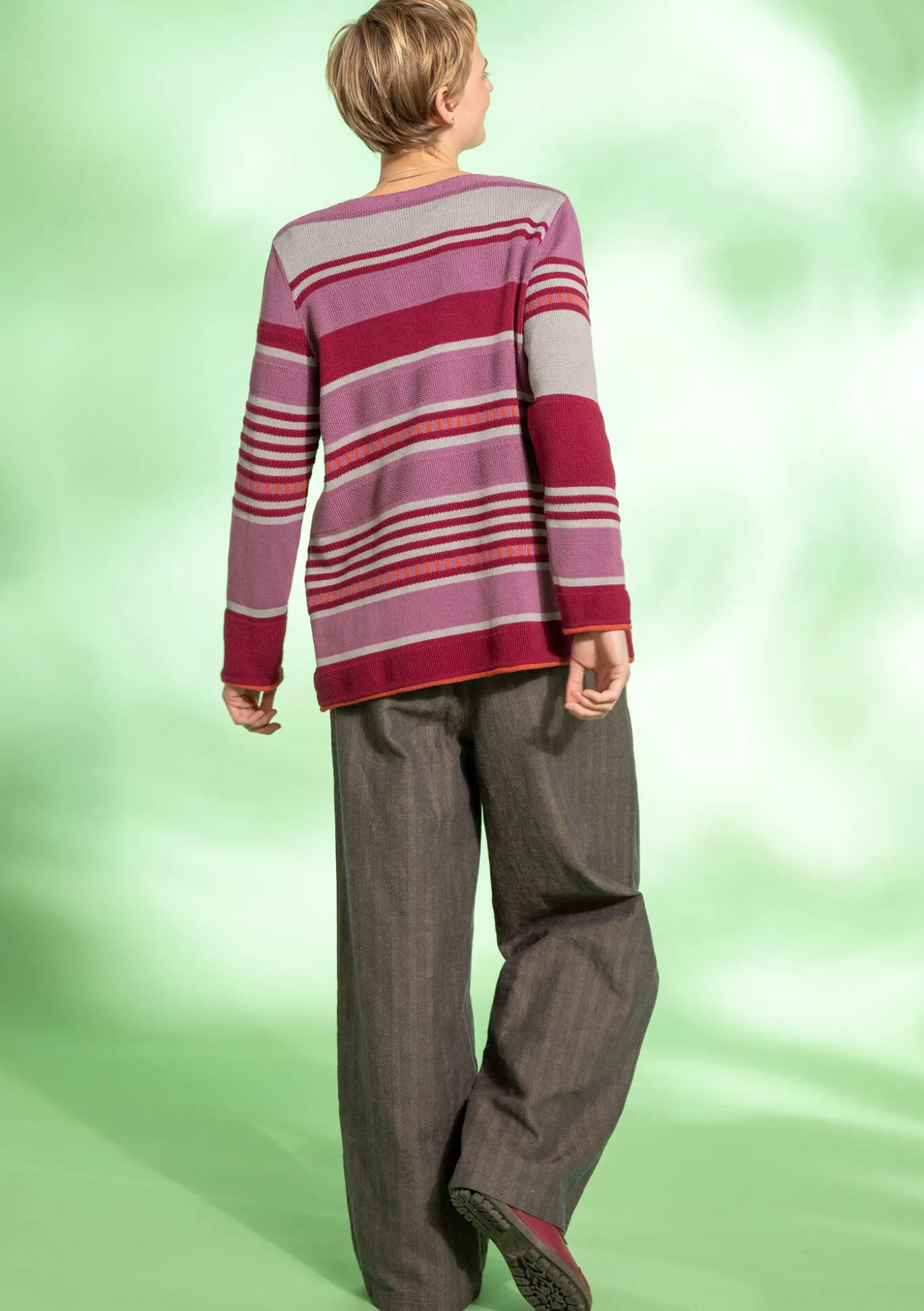 Kangashousut "Woodland" ekopuuvillaa ja pellavaa