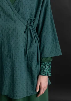 Kangaskimono ekopuuvillaista dobby-kudosta