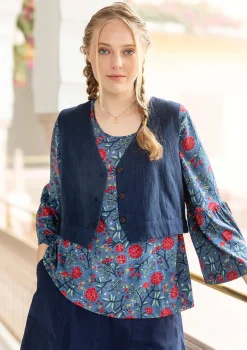 Kangasliivi ”Stina” ekopuuvillaa