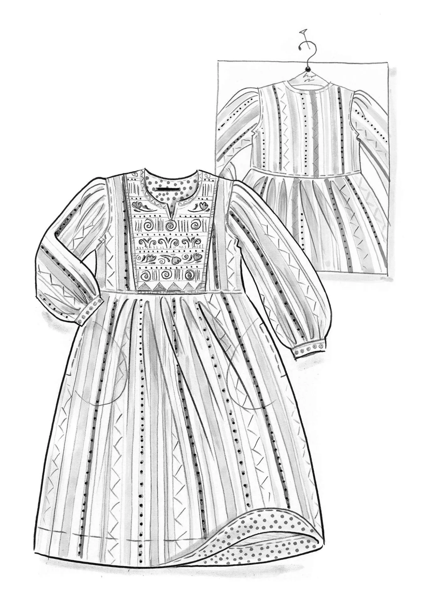 Kangasmekko "Jaipur" villaa ja puuvillaa