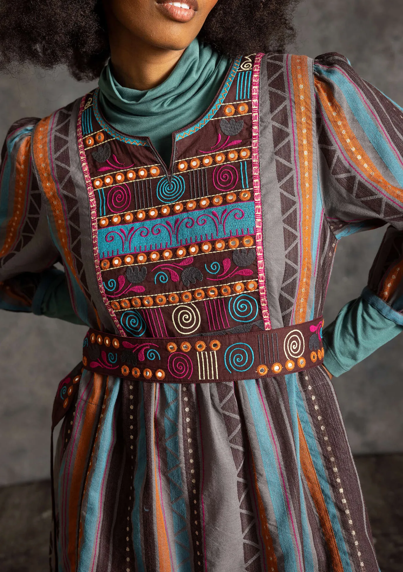 Kangasmekko "Jaipur" villaa ja puuvillaa