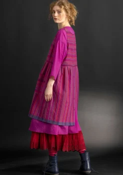 Kankainen liivimekko ”Ava” ekopuuvillaa