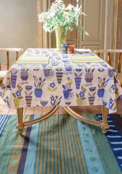 Kerniliina "Flower pots" ekopuuvillaa