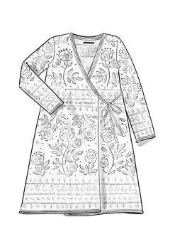 Kietaisuneuletakki ”Lisa” ekologista/kierrätettyä puuvillaa