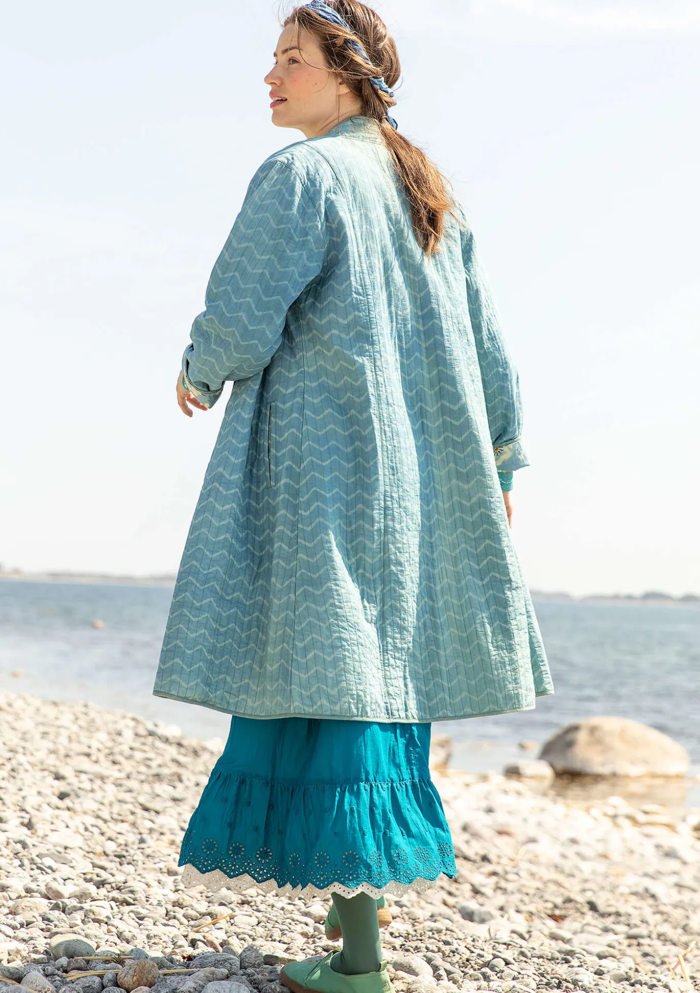 Kääntötakki "Kavita" ekopuuvillaa