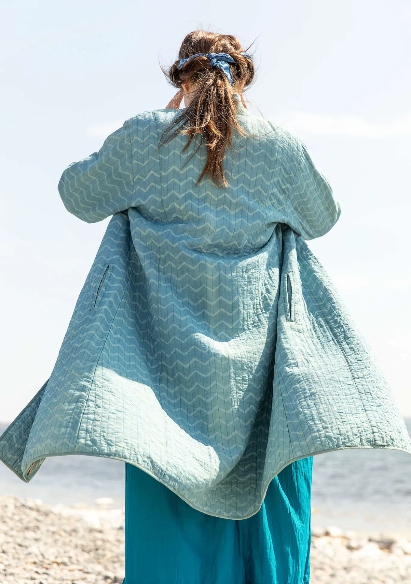 Kääntötakki "Kavita" ekopuuvillaa