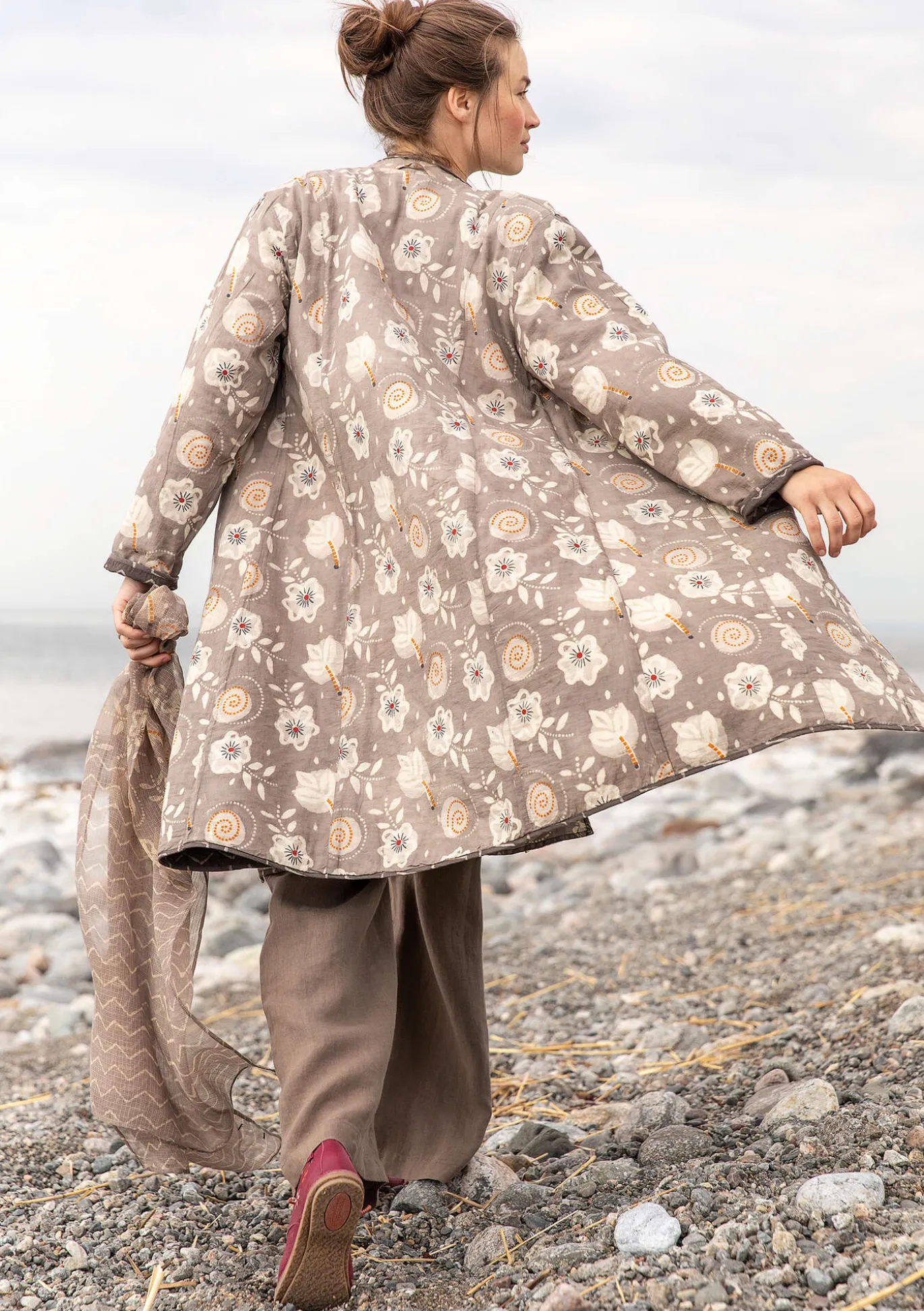 Kääntötakki "Kavita" ekopuuvillaa