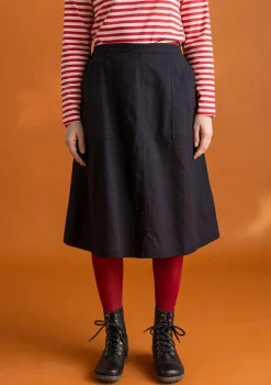 Kudottu twillhame ekopuuvillaa