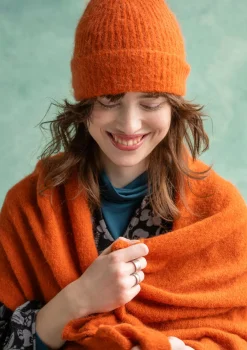 Neulekaulahuivi alpakkasekoitetta