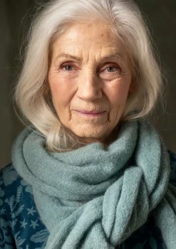 Neulekaulahuivi alpakkasekoitetta