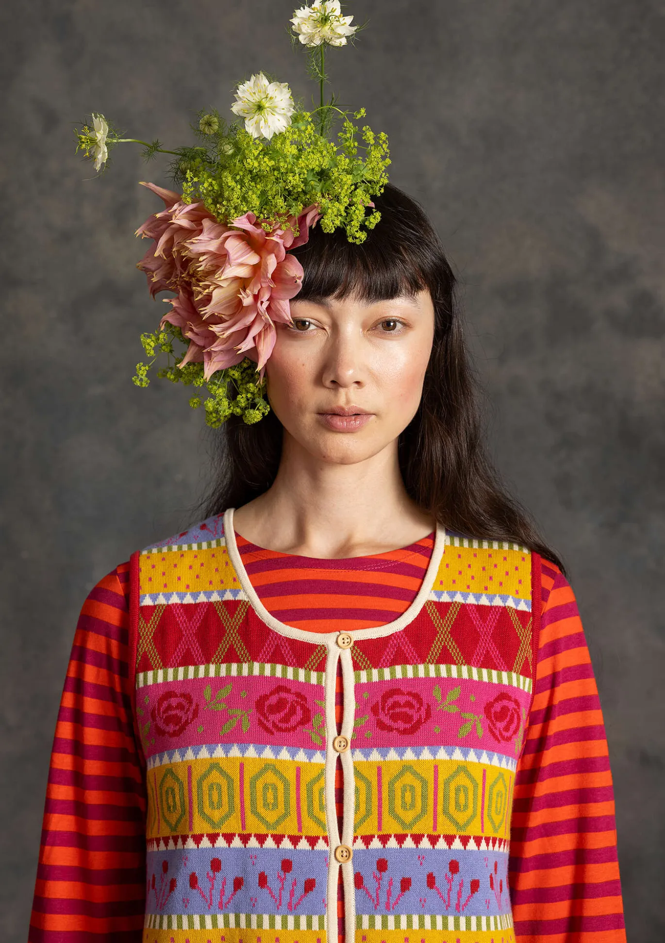 Neuleliivi "Klara" ekologista ja kierrätettyä puuvillaa