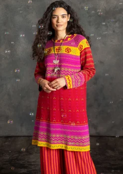 Neulemekko "Kajsa" ekologista ja kierrätettyä puuvillaa