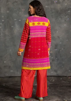 Neulemekko "Kajsa" ekologista ja kierrätettyä puuvillaa