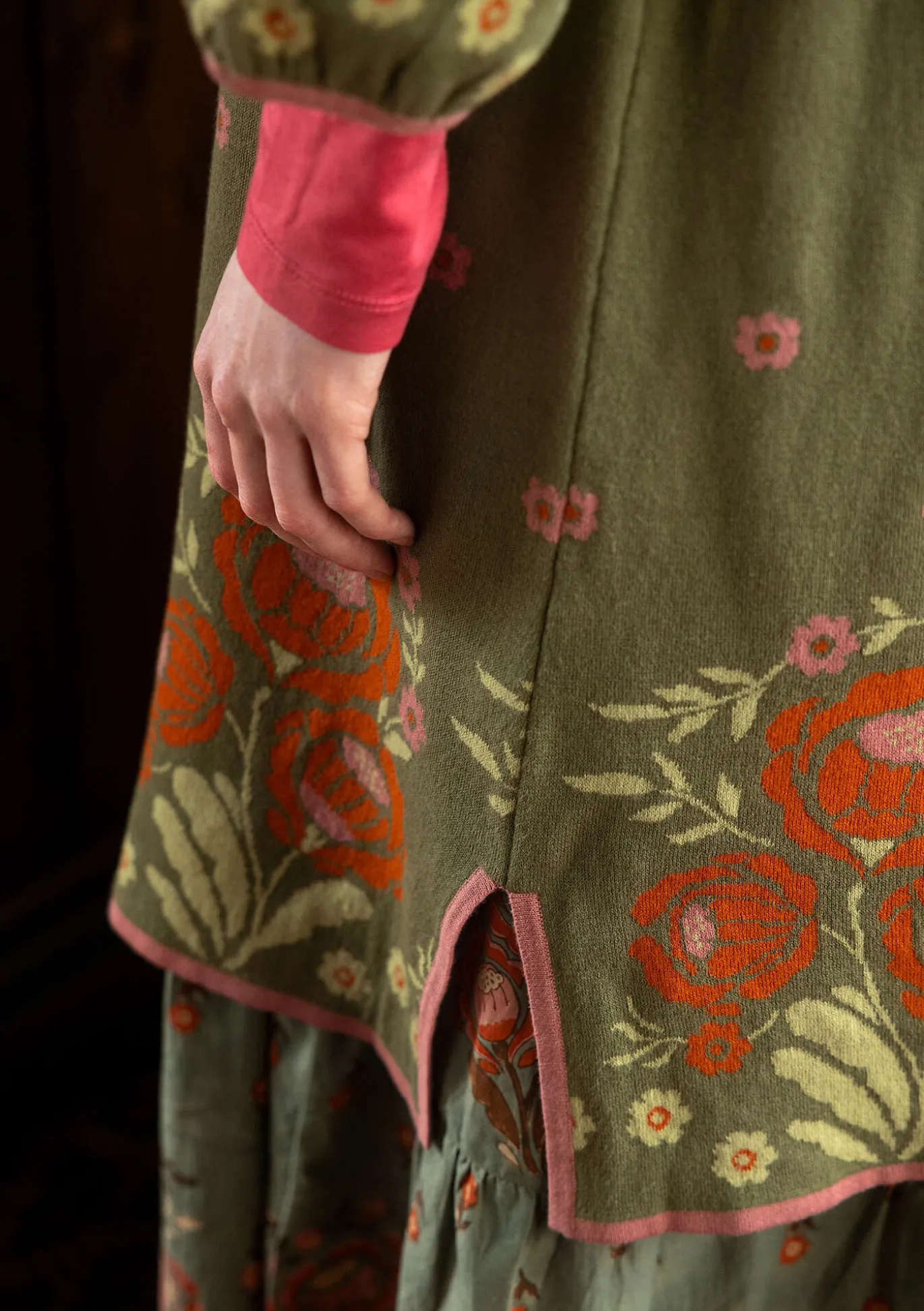 Neulemekko "Stine" ekologista ja kierrätettyä puuvillaa