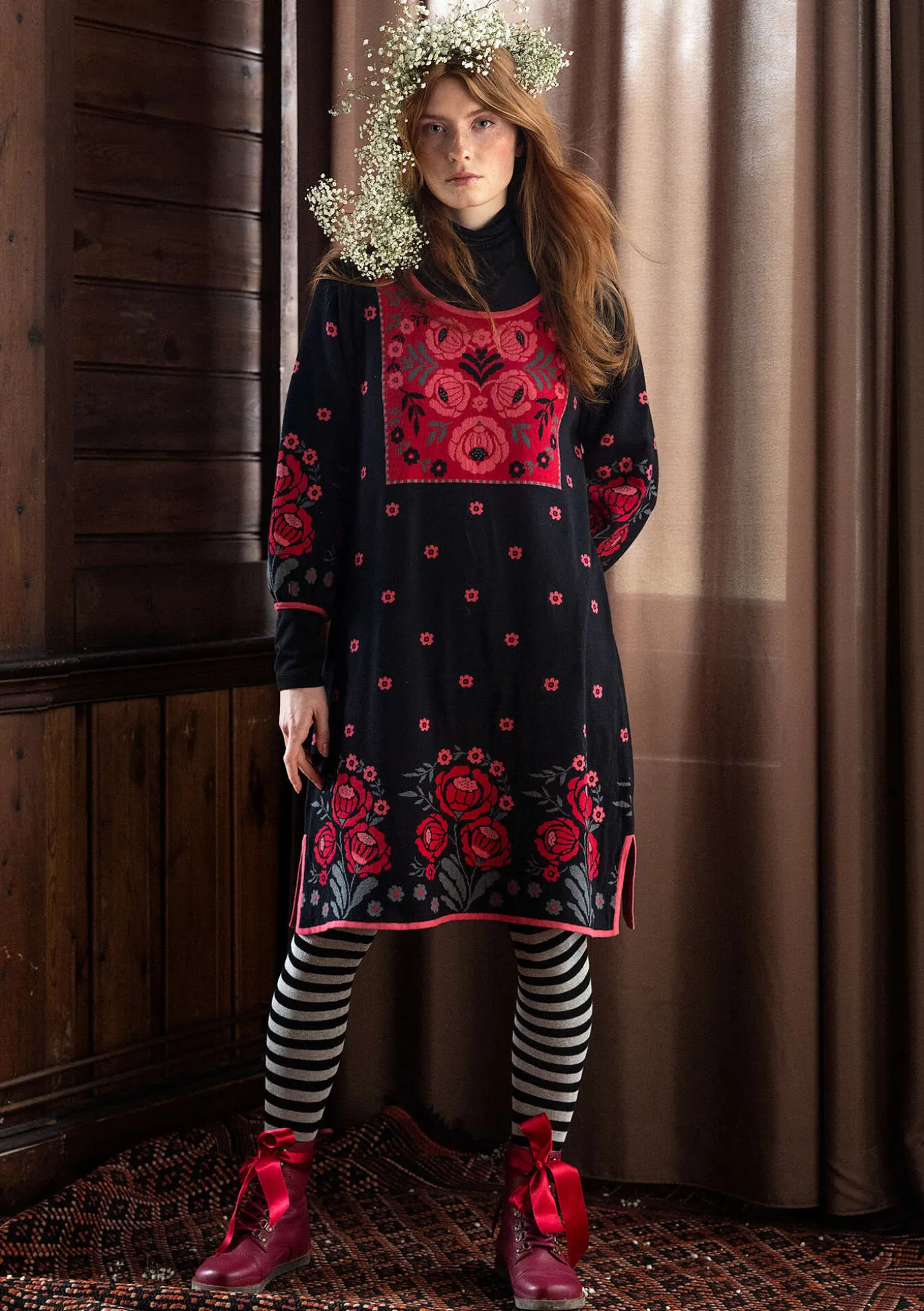 Neulemekko "Stine" ekologista ja kierrätettyä puuvillaa