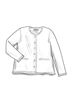 Neuletakki alpakkasekoitetta