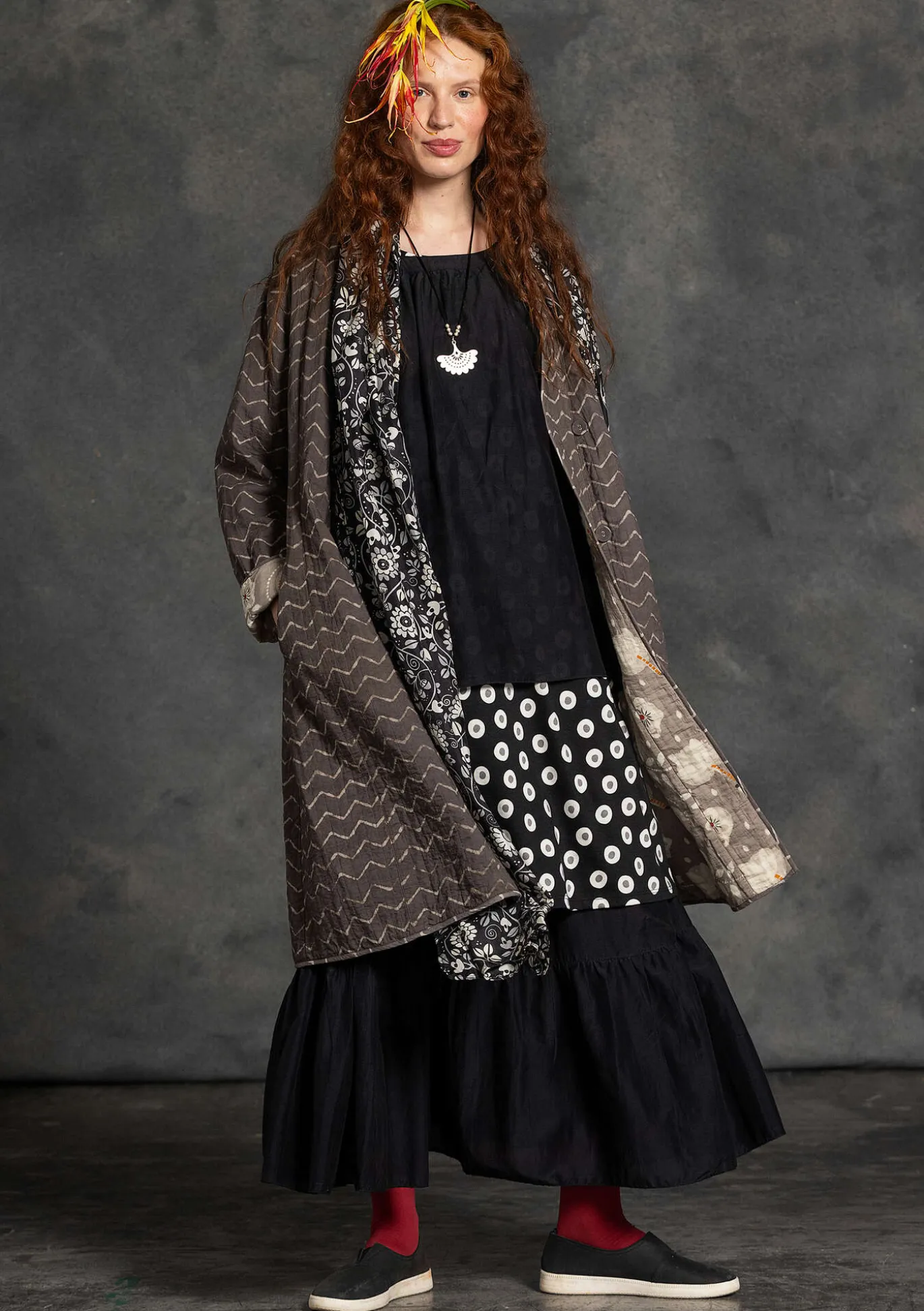 Pusero puuvillaa ja silkkiä