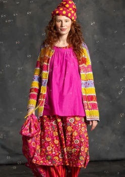 Pusero puuvillaa ja silkkiä