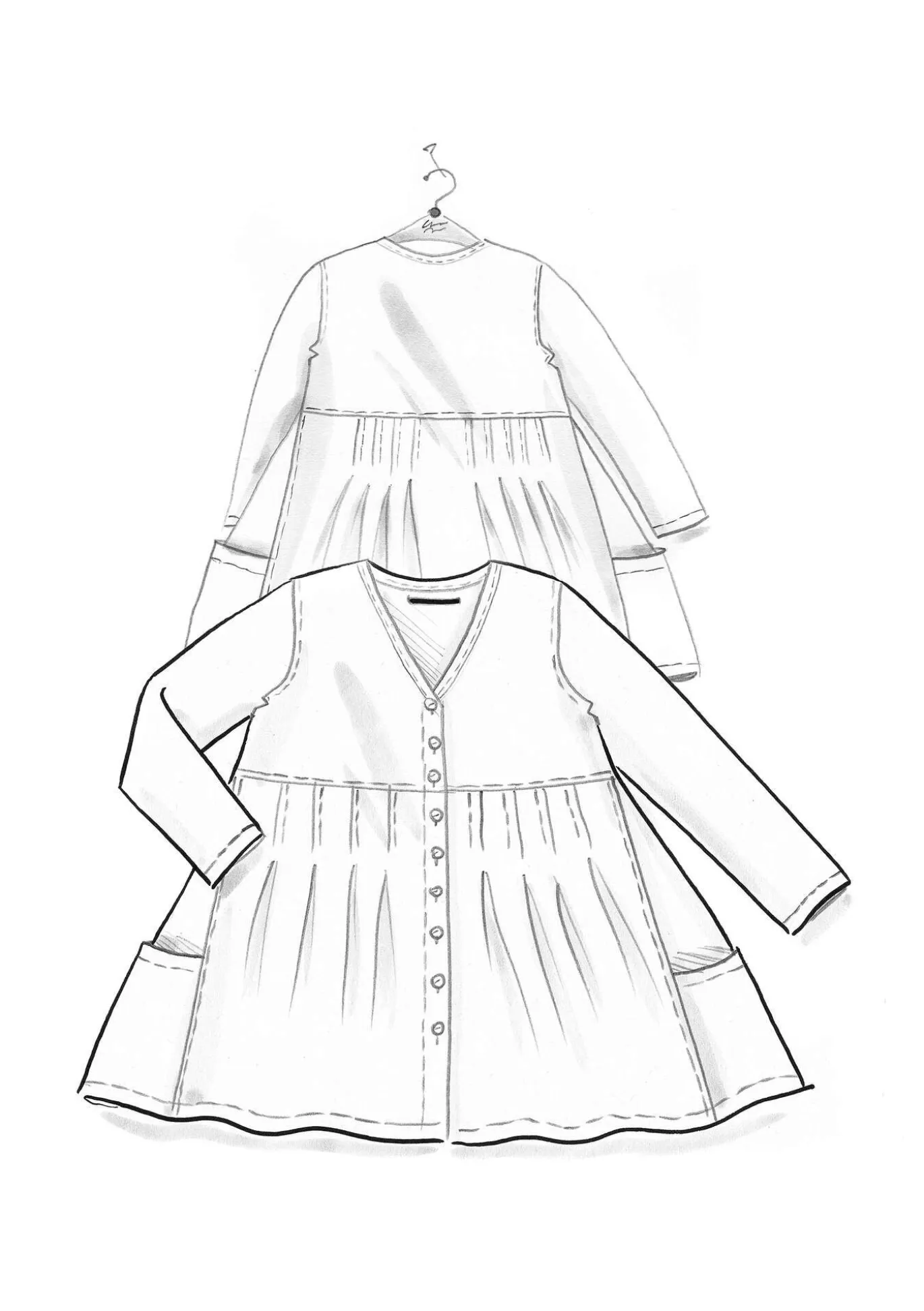 Pusero "Samira" ekopuuvillaa