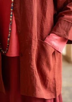 Sisätakki ”Andante” pellavaa