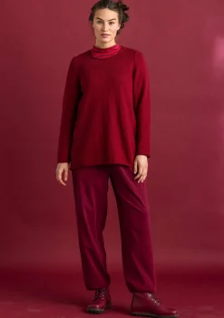 Trikoohousut ekopuuvillaa/elastaania