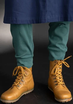 Trikooleggingsit ekopuuvillaribbiä