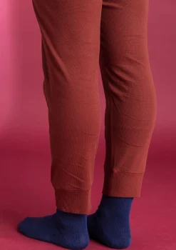 Trikooleggingsit ekopuuvillaribbiä