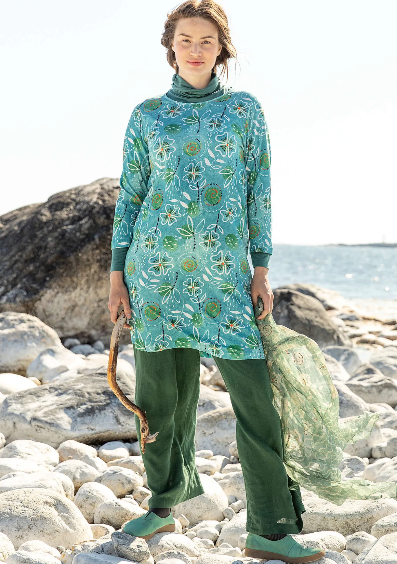 Trikoomekko "Bhumika" ekopuuvillaa ja modaalia