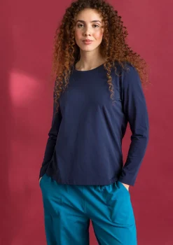 Trikoopusero ”Ylva” ekopuuvillaa/elastaania