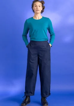 Trikoopusero ”Ylva” ekopuuvillaa/elastaania