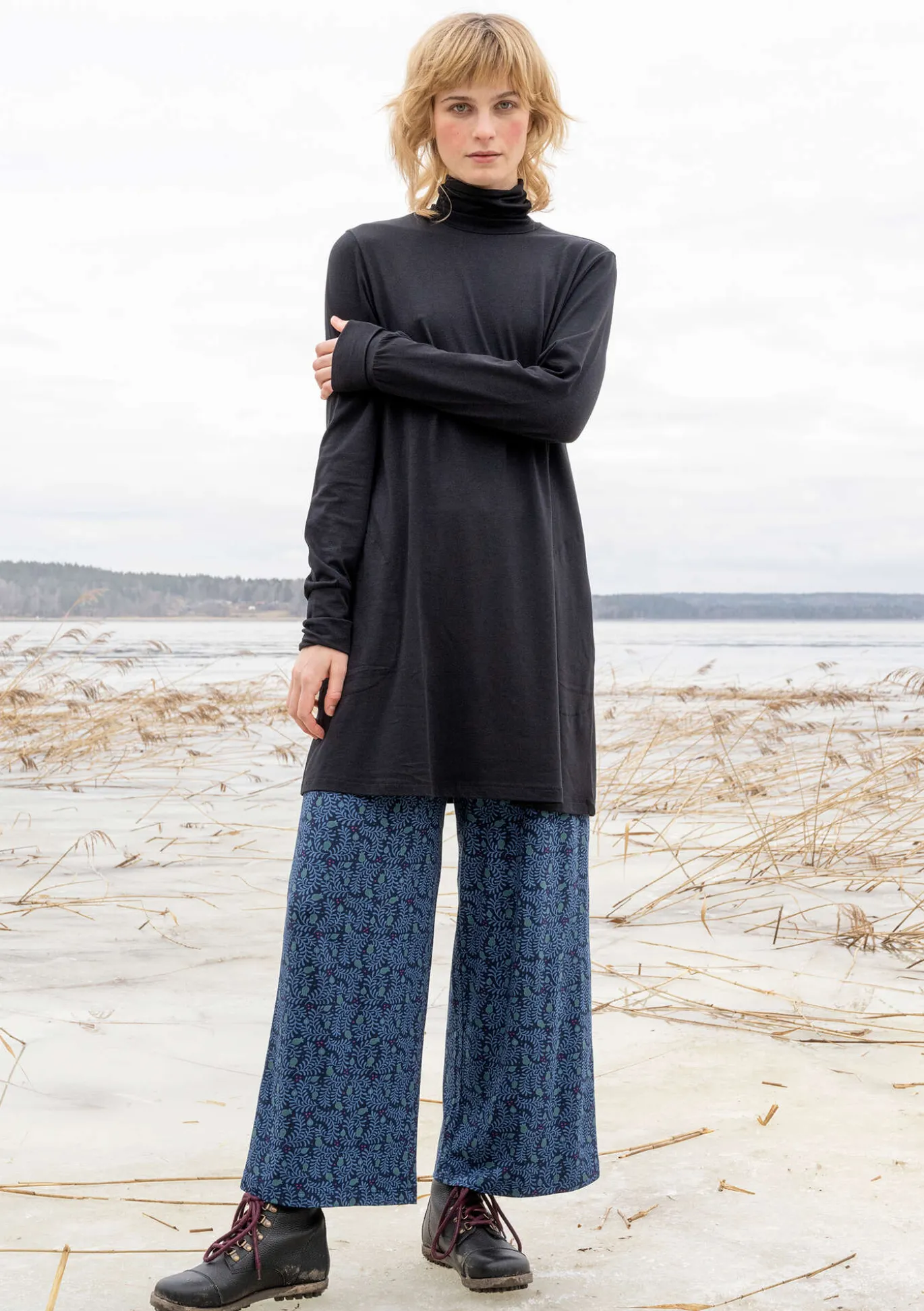 Trikootunika ekopuuvillaa/modaalia/elastaania