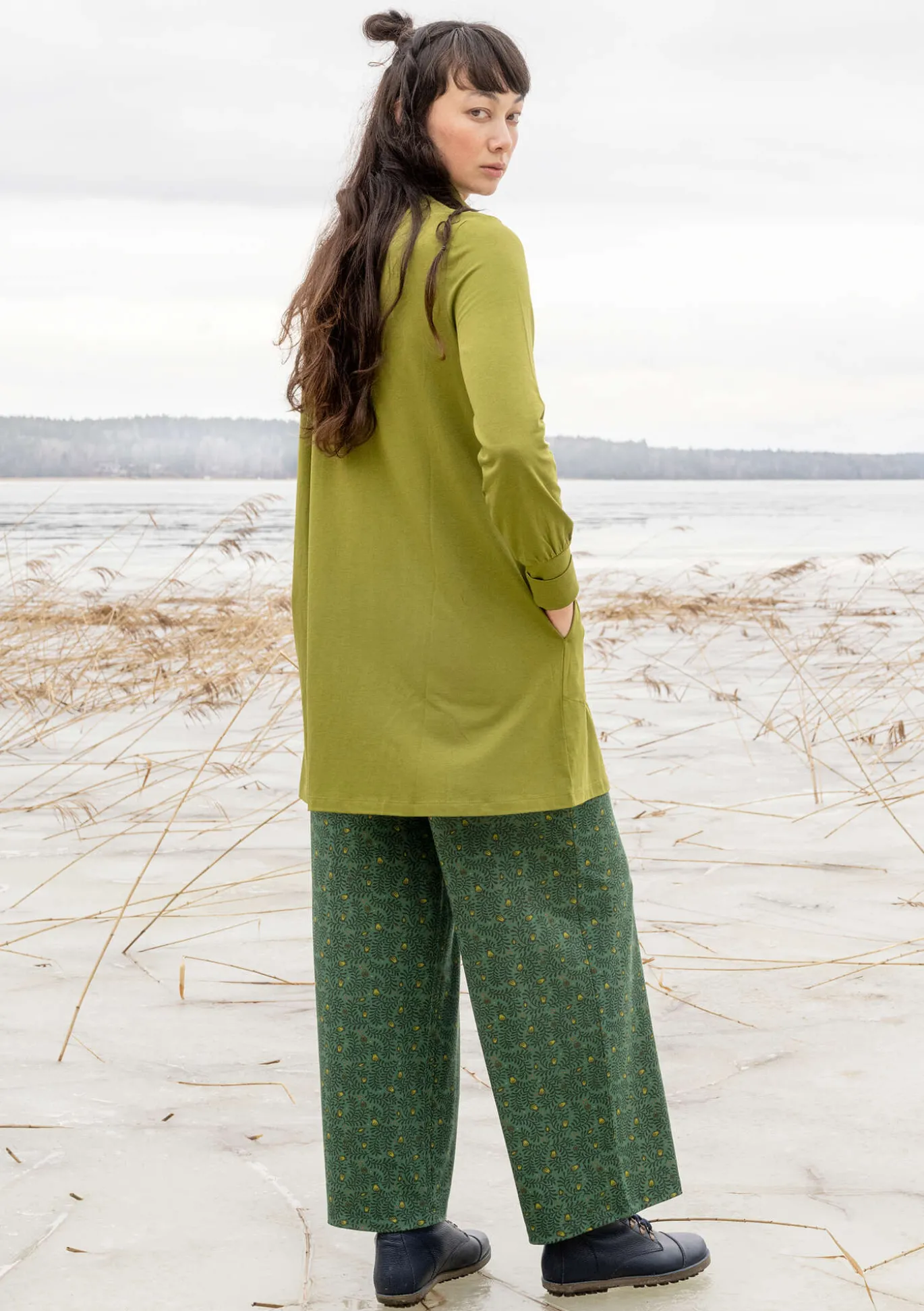 Trikootunika ekopuuvillaa/modaalia/elastaania