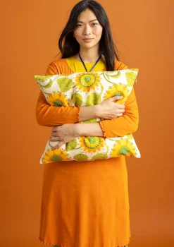 Tyynynpäällinen ”Sunflower” ekopuuvillaa/pellavaa