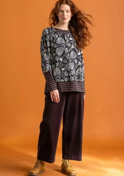 Vakosamettihousut ekopuuvillaa/elastaania