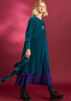 Vakosamettimekko ekopuuvillaa/elastaania.