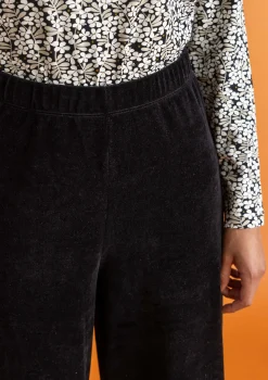 Veluurihousut ekopuuvillaa / kierrätettyä polyesteriä