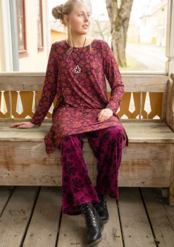 Veluurihousut ”Selma” i ekopuuvillaa / kierrätettyä polyesteriä