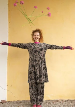 Veluurimekko ”Selma” i ekopuuvillaa / kierrätettyä polyesteriä