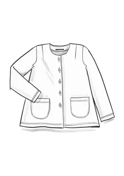 Veluurineuletakki ekologista puuvillaa / kierrätettyä polyesteriä