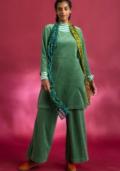 Veluuritunika ekologista puuvillaa / kierrätettyä polyesteriä