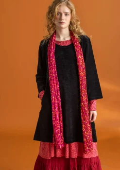 Veluuritunika ekologista puuvillaa / kierrätettyä polyesteriä