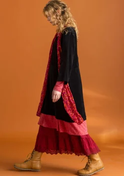 Veluuritunika ekologista puuvillaa / kierrätettyä polyesteriä