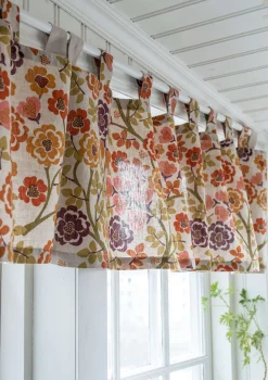 Verhokappa "Wild rose" pellavaa ja puuvillaa